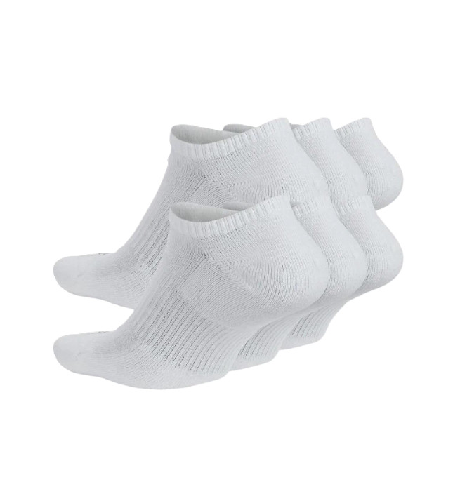 Nike Everyday Plus Cushioned Training No-Show Socks White SX6898-100 j gallery
