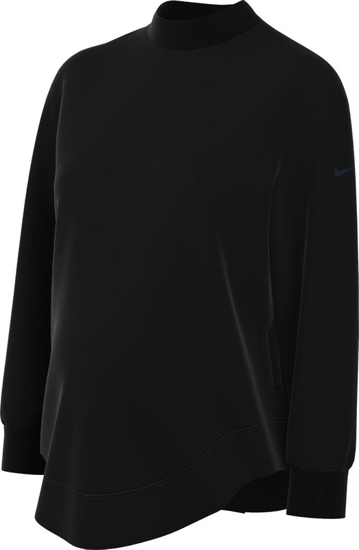 Nike Women’s One Fleece Reversible Pullover Maternity Top, Burgundy Crush – Burg