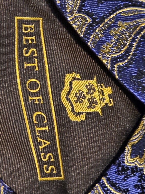ROBERT TALBOTT Best Of Class Hand Made in USA Men's Dress Tie Multicolor Silk gallery