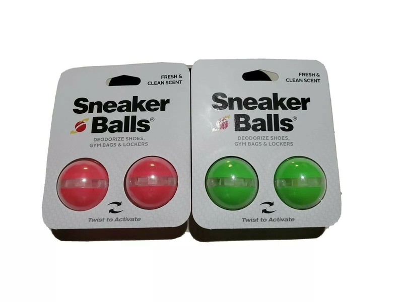 Sneaker Balls Fresh Clean Scent Pack Of 2 Deodarize Shoes Gym Bag Lockers