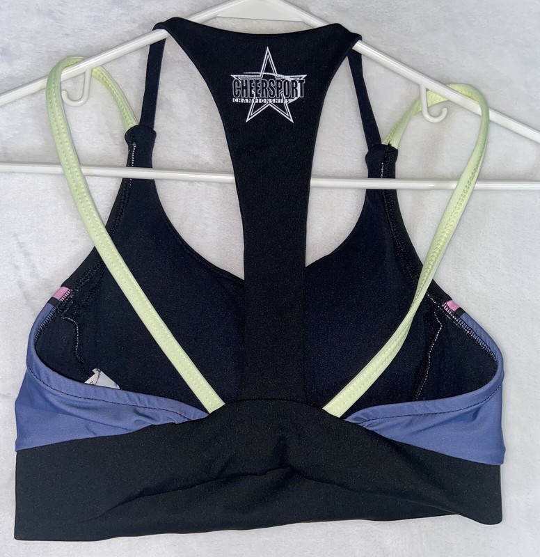 CheerSports Championships Cheer Sports Bra Varsity Spirit Size Adult Small Poly