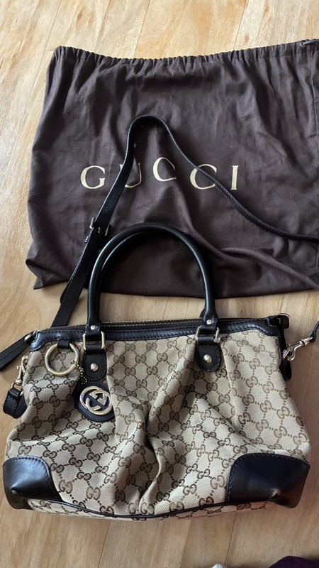 Gucci Sukey Tote Bag Tote bag brown canvas pre loved in very good condition