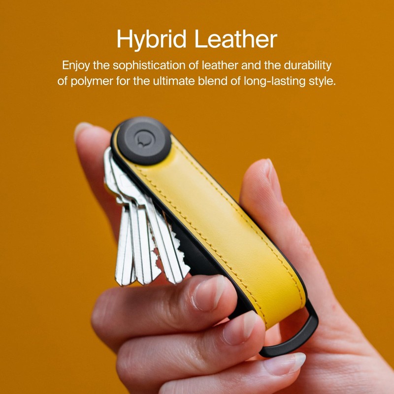 Orbitkey Key Organiser Hybrid Leather (Acorn) gallery