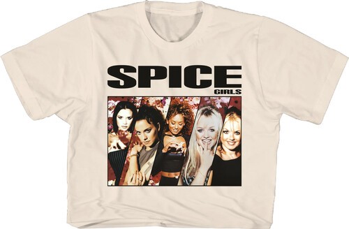 Spice Girls – Spice Girls – Group Photo – 21″ Cropped T-Shirt – Small Natural 20