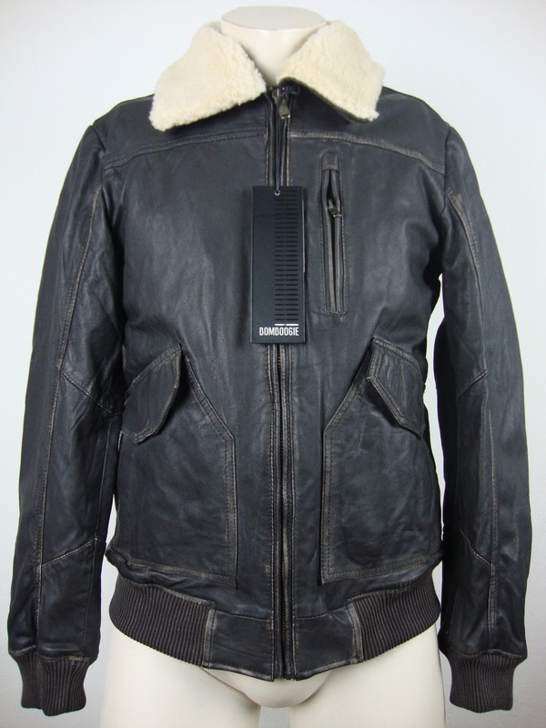 BOMBOOGIE LEATHER JACKET Herren Lederjacke Blouson Echtleder Gr.L NEU mit ETIKET gallery