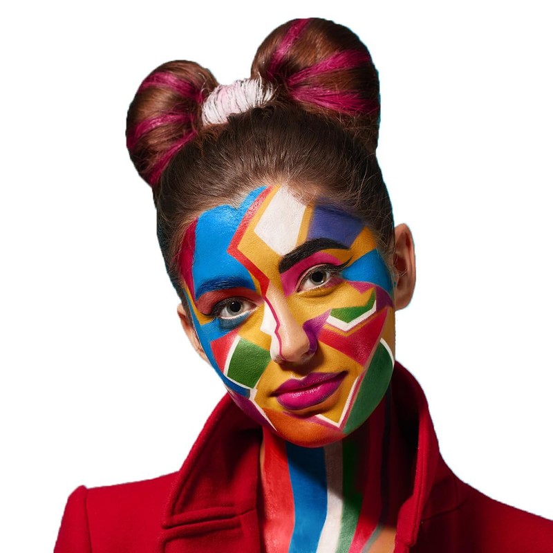 Bowitzki Face Body Paint Set Cream Makeup 60ml Water Based Face Painting Party gallery