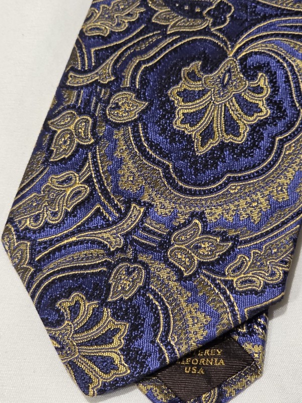 ROBERT TALBOTT Best Of Class Hand Made in USA Men's Dress Tie Multicolor Silk gallery