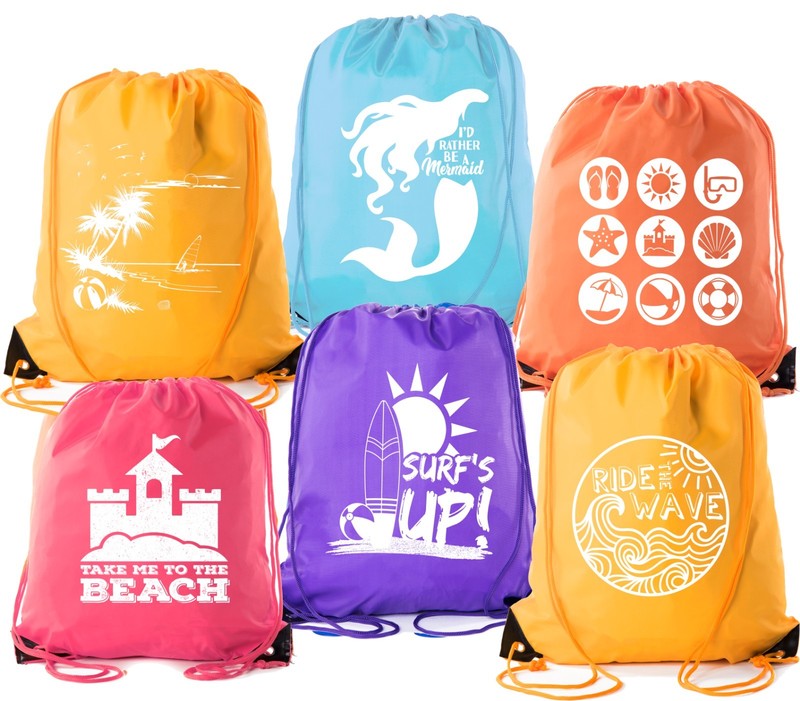Mato & Hash Summer Pool and Beach Party Drawstring Backpacks For All Ages!