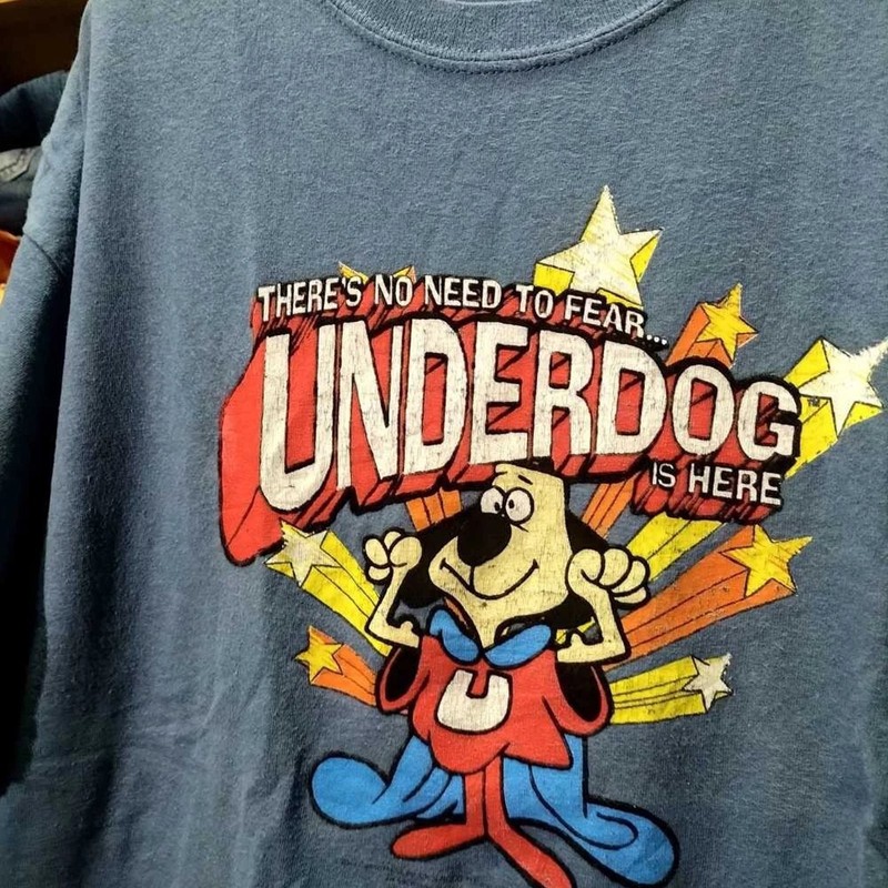 Vintage Underdog Movie Cartoon Graphic Tee Mens Womens Unisex T-Shirt Gift