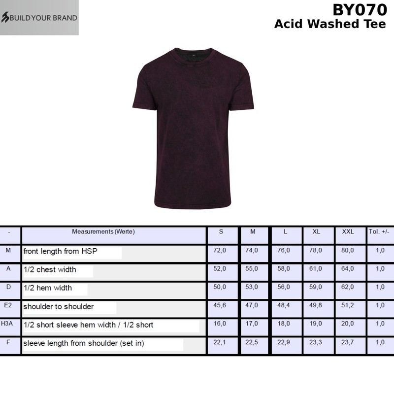 Acid Washed Tee BY070 Men's cool basic Short Sleeve Crew Neck comfotable T-Shirt gallery