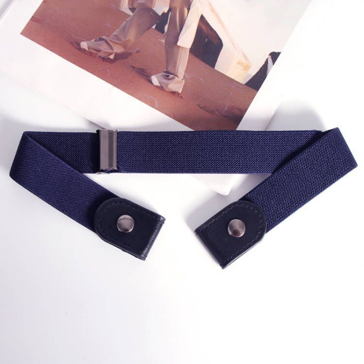Men Women Buckle-free Elastic Invisible Waist Belt for Jeans No Bulge Hassle gallery
