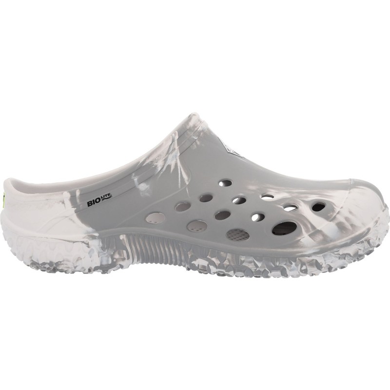 Muck Grey White Muckster Lite Boots MMLCM11 | Lightweight Waterproof Footwear