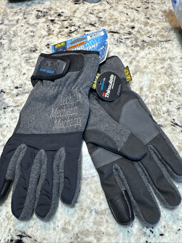 Mechanix Wear Durable Grip Wind Resistant Cold Weather Protection Fleece Glove M