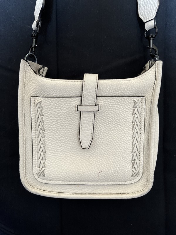 REBECCA MINKOFF Mini Unlined Feed Whipstitch Ivory