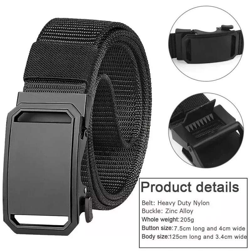 Mens Ratchet Belt Belts For Men Adjustable Automatic Buckle Casual Jeans Dress gallery
