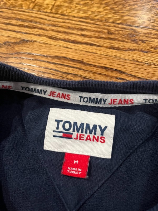 Tommy Jeans Sweatshirt Men M Blue Manhattan Tennis Club Preppy Sports Crewneck gallery