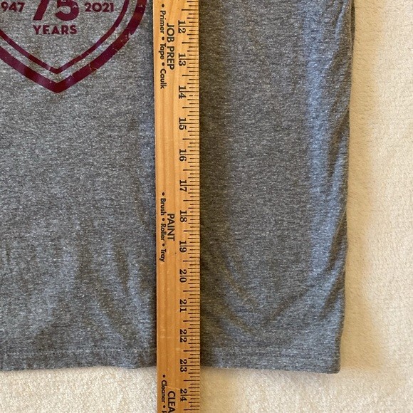 Ben Moers Teens Unisex Graphic Tee Short Sleeve Size XL 14 / 16 Grey gallery