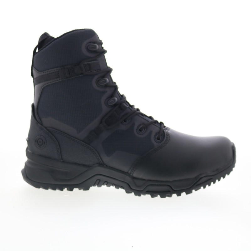Original Swat Alpha Fury 8″ Polishable Toe Side-Zip EN Mens Black Boots