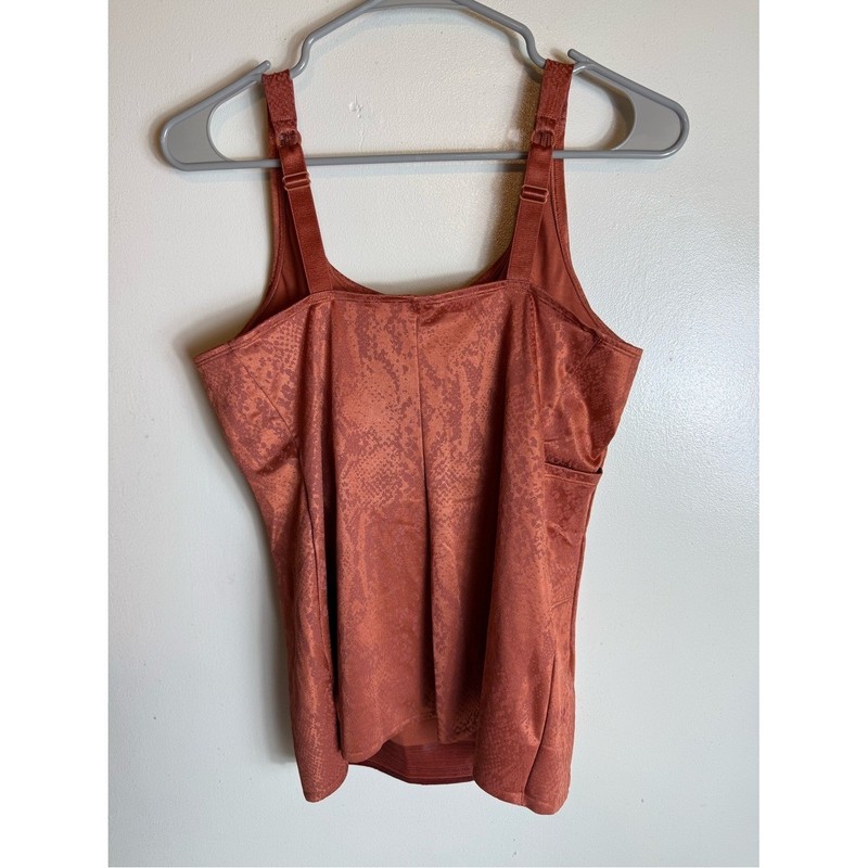 Ruby Ribbon NWOT Simply Smooth Pocket Cami Terracotta Size 48 Shapewear Cami gallery