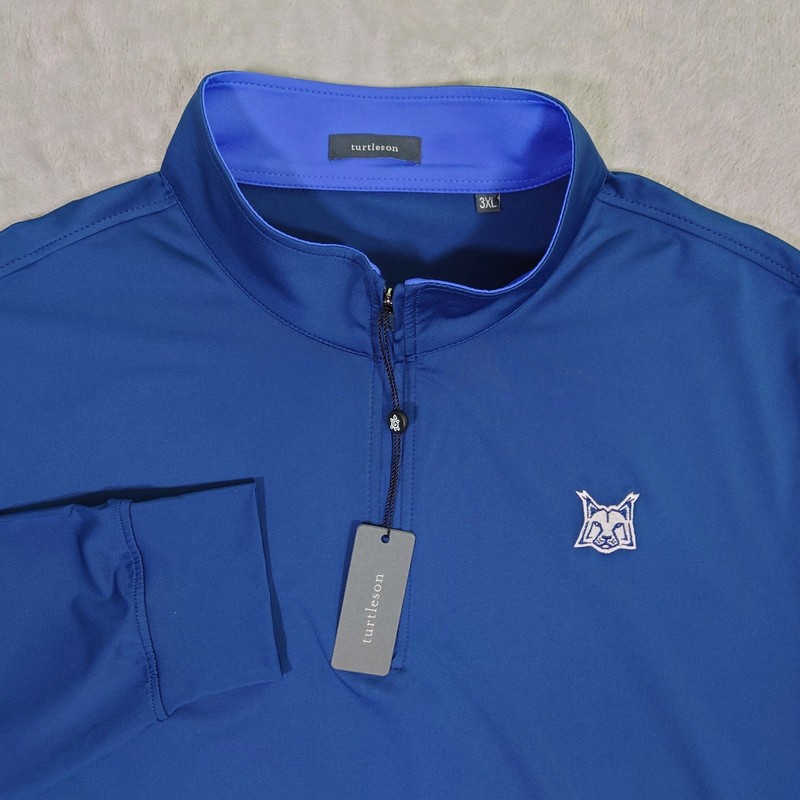 Turtleson Eli 1/4 Zip Performance Pullover Men 3XL The LYNX Golf L/S Stretch gallery