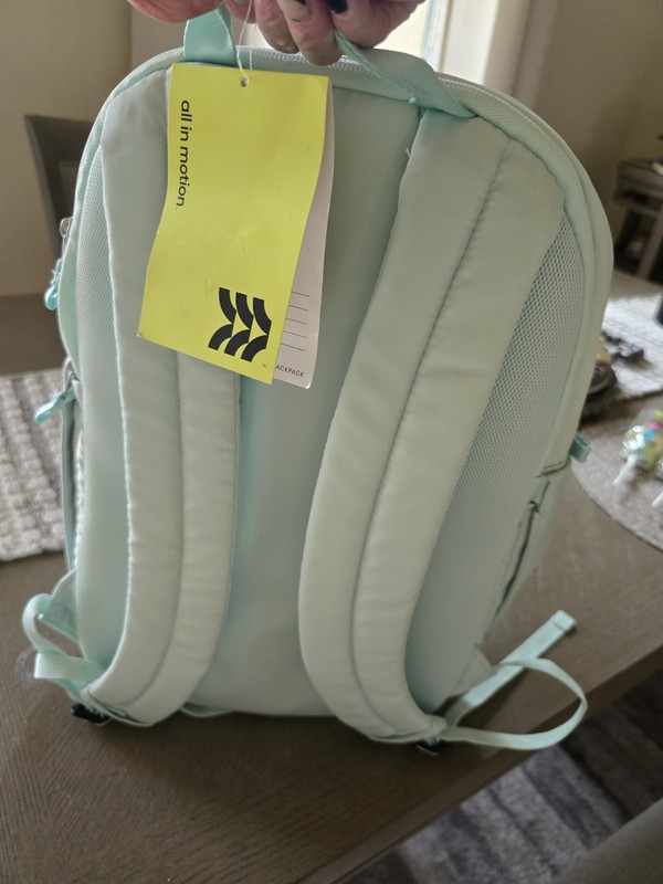 All in Motion Light green Backpack, Multiple Zip Compartments, Padded, Women’s M gallery