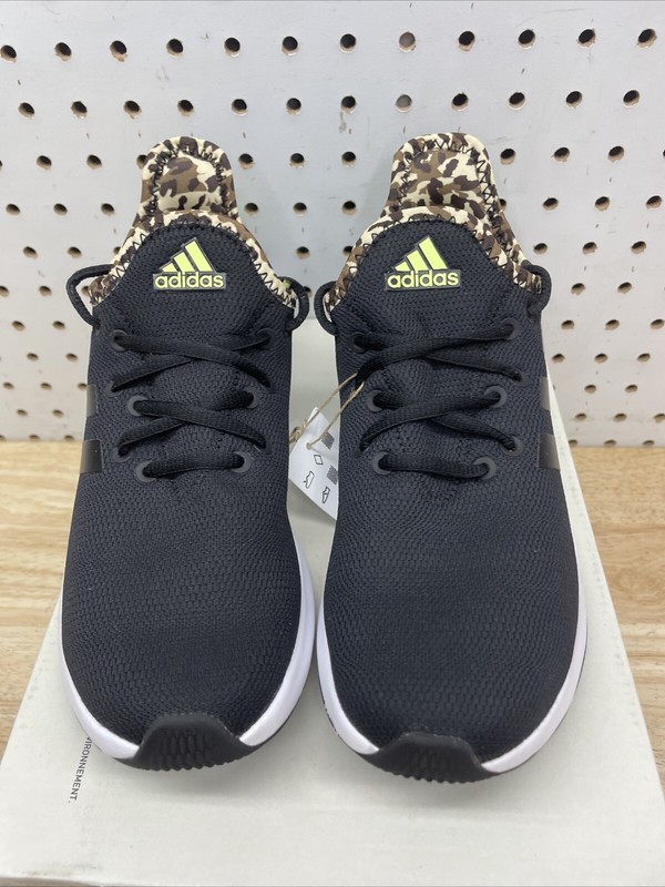 adidas Cloudfoam Pure SPW Sneaker Women's Sizes Black Pulse Lime IG3150 gallery