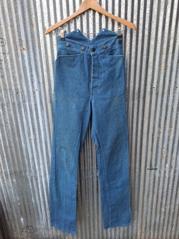 Frontier Classics Denim button pants, Size 28×36