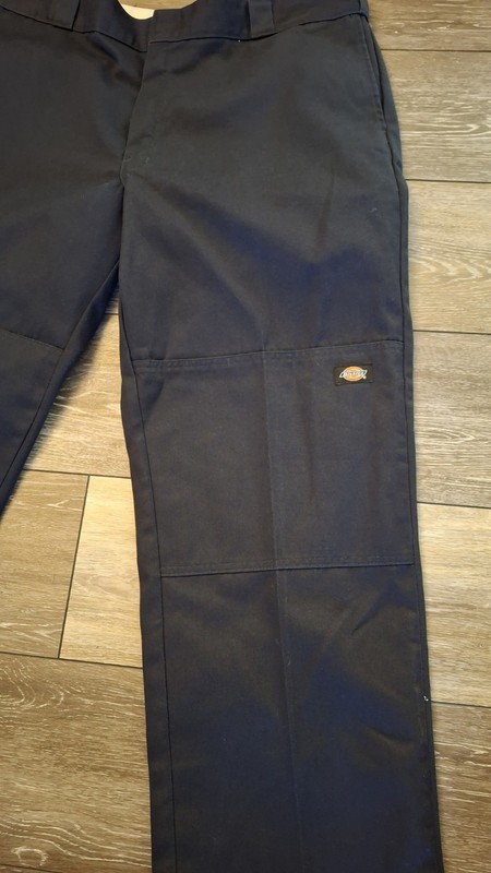 Dickies 85283 Men 40X30 Dark Navy Loose Fit Double Knee Work Pants 85283DN gallery