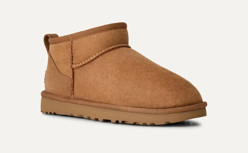 Size 5 - Women's UGG Classic Ultra Mini Boots Chestnut Shearling FREE SHIP NEW gallery