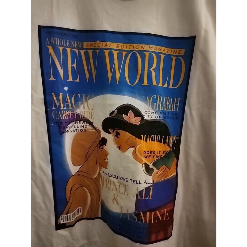 DISNEY Princess ALADDIN JASMINE TEE T-SHIRT TOP Sz 1X NWT Excellent CR5