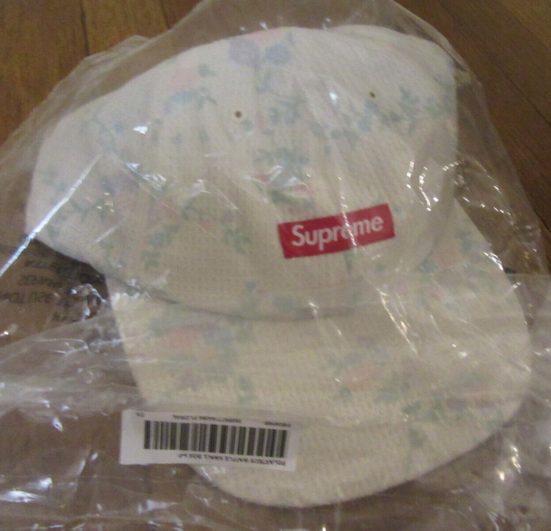 Supreme Polartec Waffle Small Box 6-Panel Cap Hat Floral FW24 Supreme New York gallery