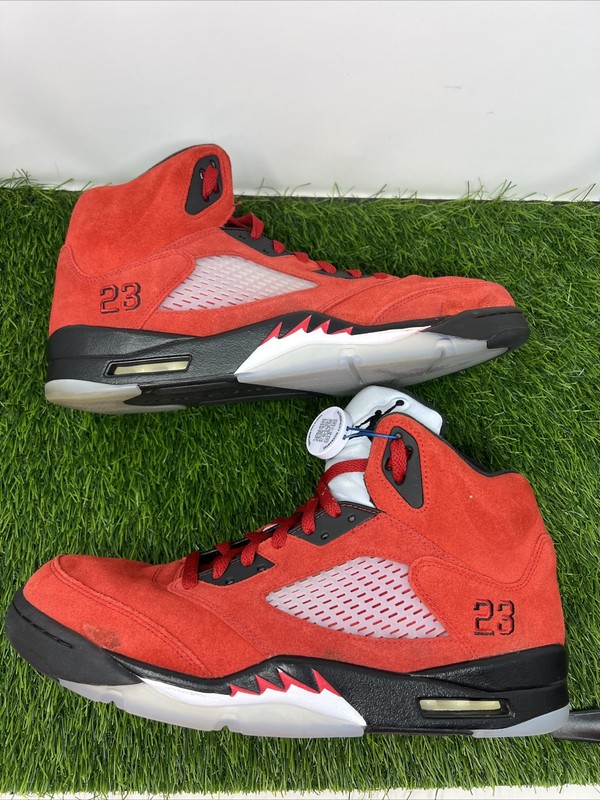 Men’s Jordan 5 Retro Raging Bull Toro Bravo Size 13 Dd0587-600 Excellent Cond