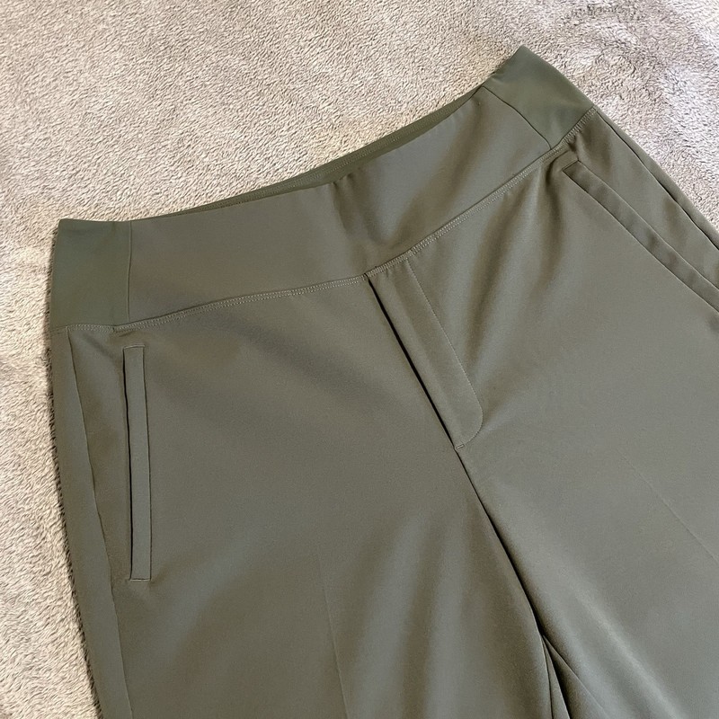 Athleta 12 (LARGE) Endless High-Rise Pant, Aspen Olive Green Versatile Pants gallery