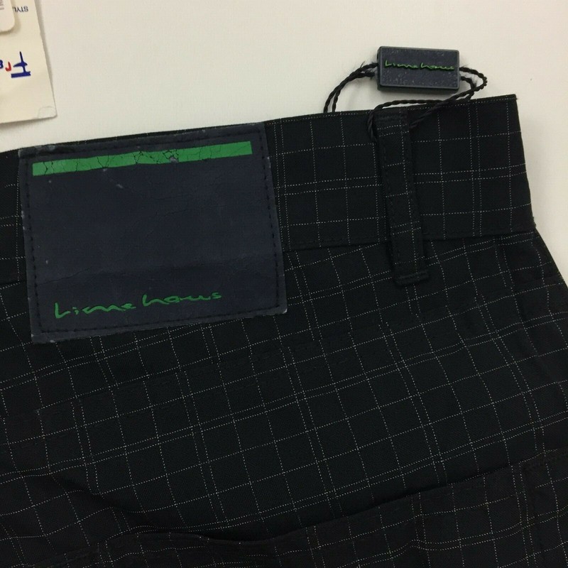 NWT LIMEHAUS FRED SEGAL Men's sz 32R Black White Subtle Checks 5 Pocket Pant gallery