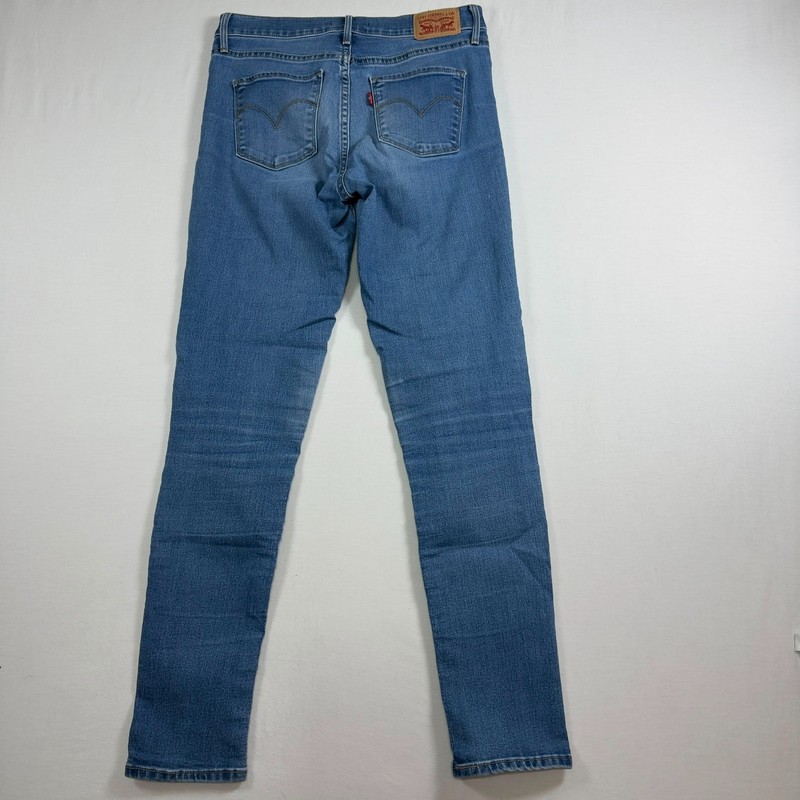 Levi's 311 Skinny Medium Light Wash Jeans Womens 27 Mid Rise Zipper fly gallery