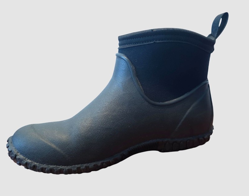 Muck Boot Co MUCKSTER II Pull-On Waterproof Ankle Black Rubber Boots Womens Sz 8
