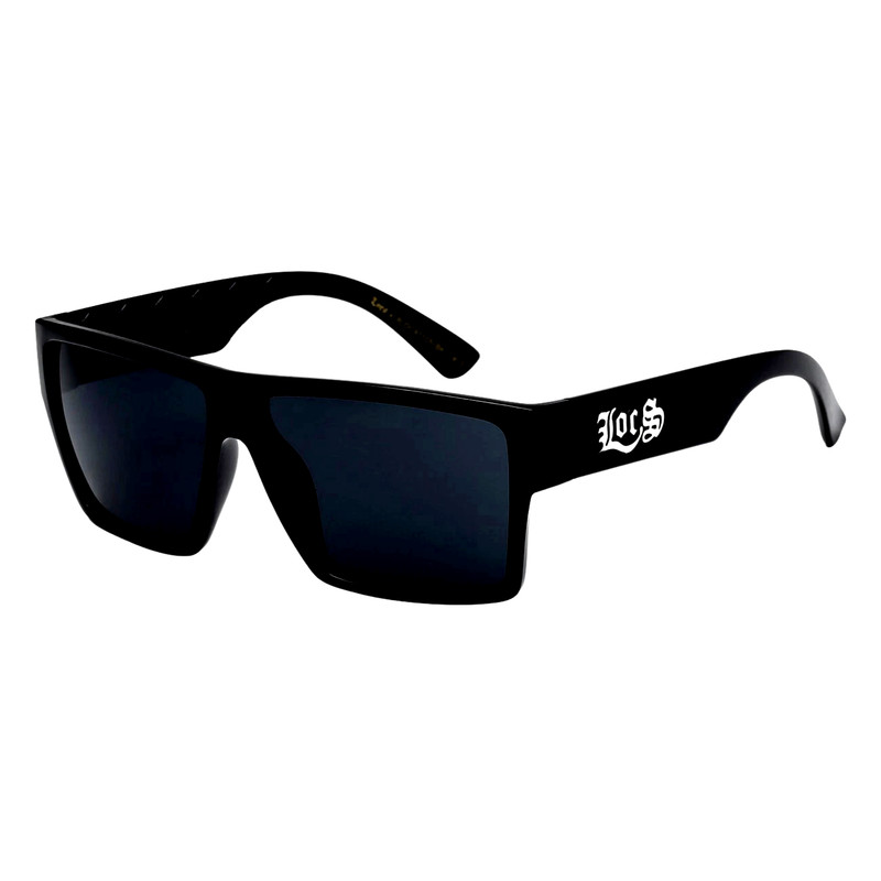 LOCS 91105 Black Flat Top Sunglasses Authentic Gangster Cholo Shades Men’s