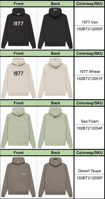 Fear Of God Essentials Hoodies - AUTHENTIC - All Colors and Sizes gallery