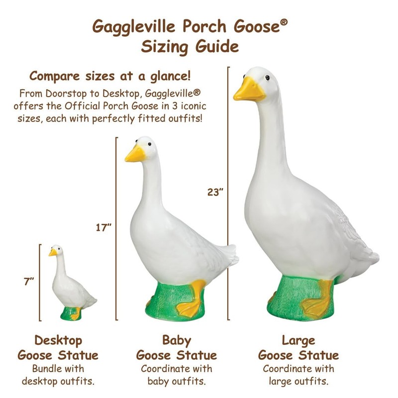 Fox Valley Traders Gaggleville Jolly Santa Goose Outfit, Chrisas Large, Red gallery