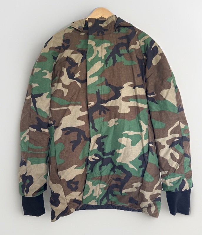 Maxwell Detroit The Reggie Camo Jacket M Rain Quilted Hooded Sold Out $375