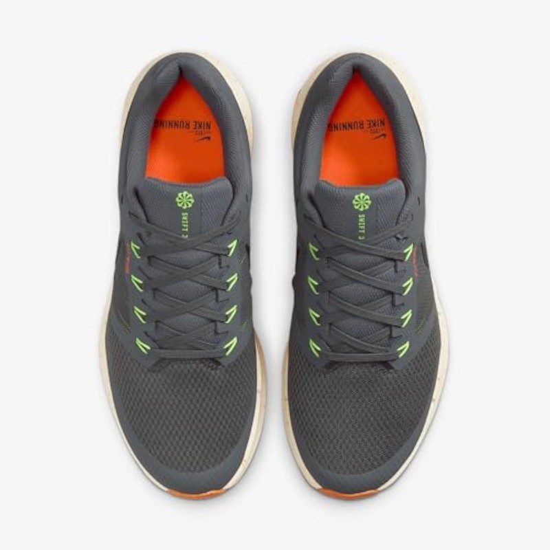 Nike Run Swift 3 Men's Road Running Shoes (HV5226-068, Iron Grey/Total Orange/Vo gallery