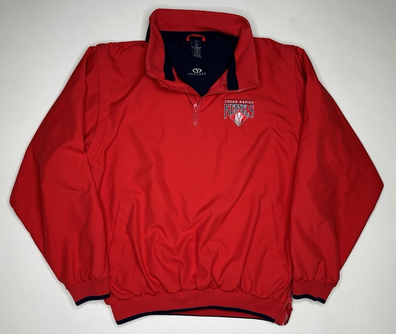 Vintage Cedar Rapids Kernels Convertible Player Warmup Jacket MiLB Twins M