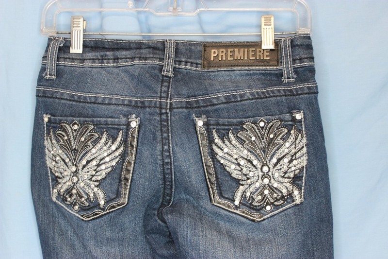 Premiere RUE 21 Womens SUPER Skinny Jeans Size 1/2 REG 28X32 inseam gallery