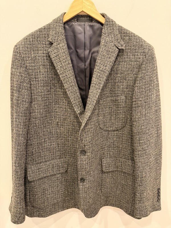 NWT Geoffrey Beene Harris Tweed Sport Coat Blazer 46R 100% Wool