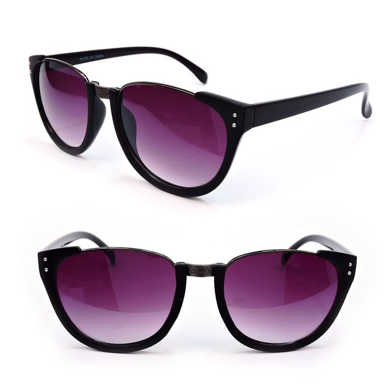 Club-Master Semi Frame Black Tortoise Women’s Fashion Sunglasses
