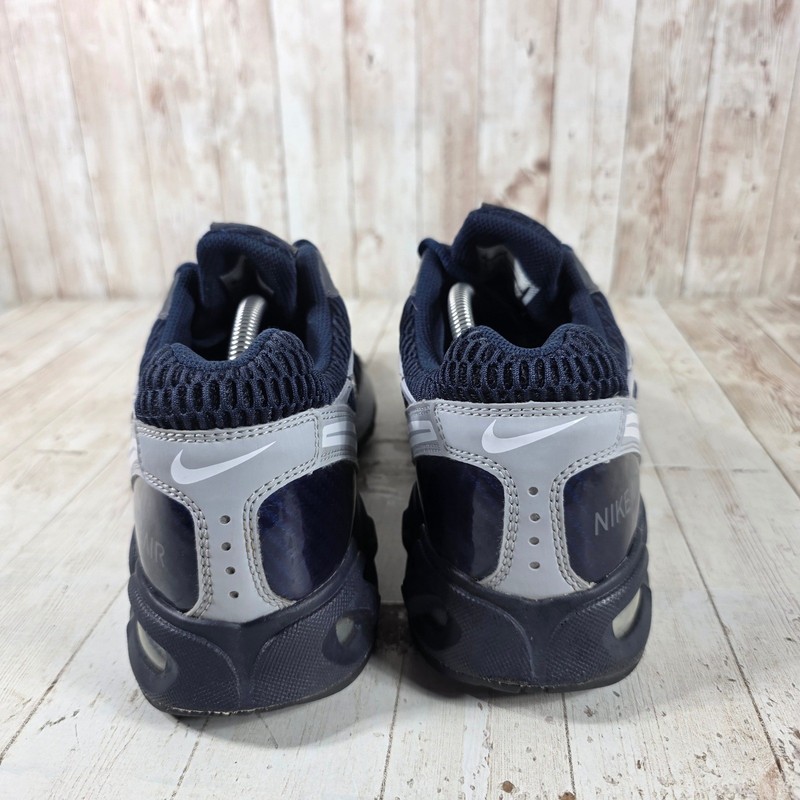 Nike Air Torch 4 Mens Navy Blue Silver Running Shoes 343846-411 Size 12 gallery