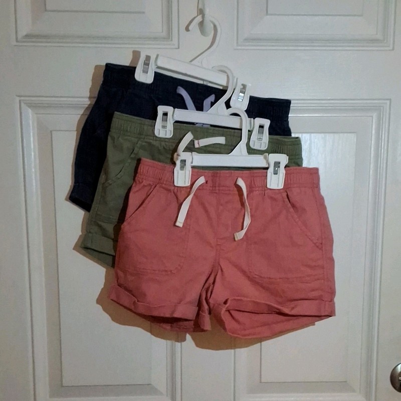 Old Navy Girls Shorts Lot of 3 Size L (10-12) Drawstring Elastic Waist