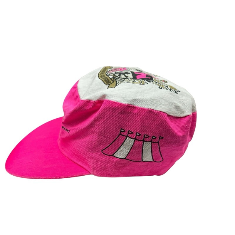 Vintage Circus Circus Snapback Cap Painters Hat Neon Pink White Las Vegas Casino gallery