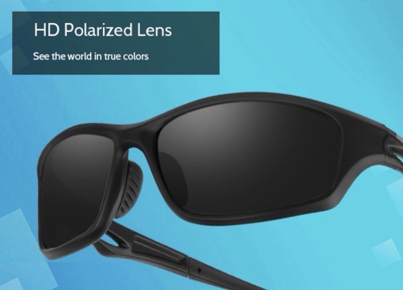 Polarized Sport Sunglasses for Running Cycling Fishing Golf or Driving Shades