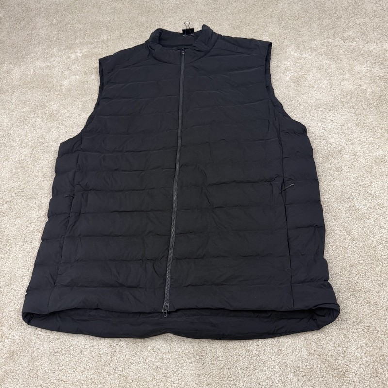 Lululemon Navigation Down Vest Puffer Mens X Large Black LM4AH7S